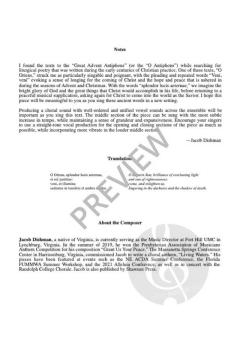 O Oriens von Jacob Dishman 