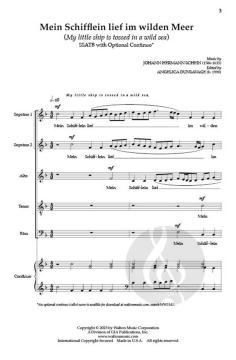 Mein Schifflein lief im wilden Meer von Johann Hermann Schein 