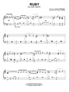 Ruby von Heinz Roemheld (Download) 