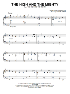 The High And The Mighty von Ned Washington (Download) 