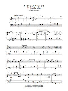 Praise Of Women von Johann Strauss II (Download) 