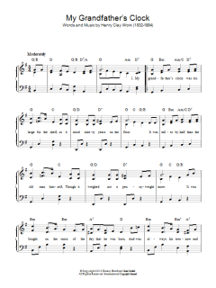 My Grandfather's Clock von Henry Clay Work (Download) 