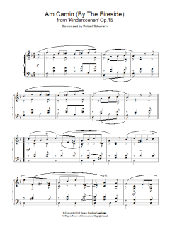 Am Camin (By The Fireside) from 'Kinderscenen' Op.15 No. 8 von Robert Schumann (Download) 