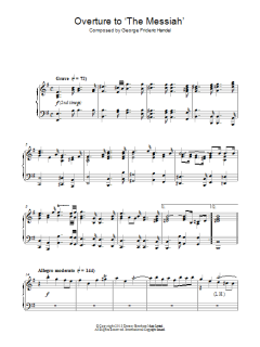 Overture to 'The Messiah' von George Frideric Handel (Download) 
