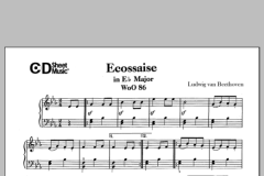 Ecossaise In E-flat Major, Woo 86 von Ludwig van Beethoven (Download) 
