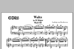 Waltz In D Major, Woo 85 von Ludwig van Beethoven (Download) 