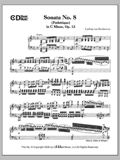 Sonata No. 8 In C Minor von Ludwig van Beethoven (Download) 