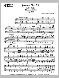 Sonata No. 29 In B-flat Major von Ludwig van Beethoven (Download) 