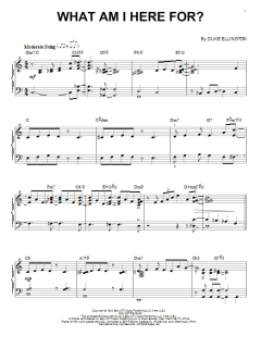 What Am I Here For? von Duke Ellington (Download) 