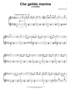 Che gelida manina from La Bohème von Giacomo Puccini (Download) 