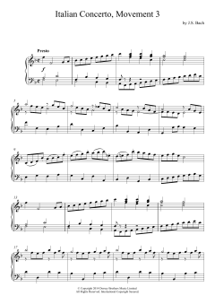 Italian Concerto (3rd Movement) (Download) 