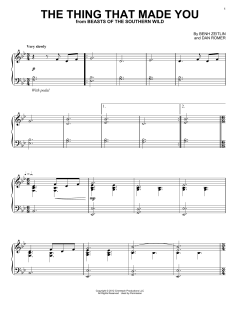 The Thing That Made You von Benh Zeitlin (Download) 