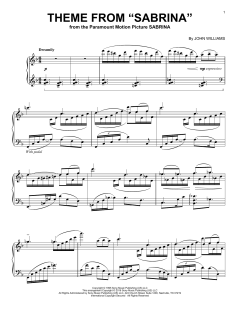 Theme From "Sabrina" von John Williams (Download) 