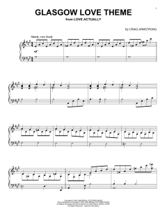 Glasgow Love Theme von Craig Armstrong (Download) 