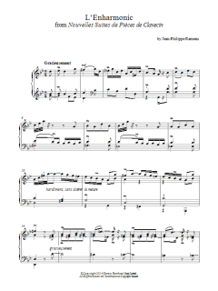 L'enharmonic From Nouvelles Suites De Pieces De Clavecin von Jean-Philippe Rameau (Download) 