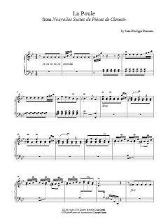 La Poule From Nouvelles Suites De Pieces De Clavecin von Jean-Philippe Rameau (Download) 