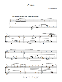 Prelude von Maurice Ravel (Download) 
