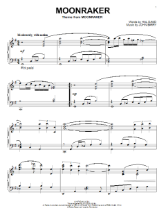 Moonraker von Shirley Bassey (Download) 