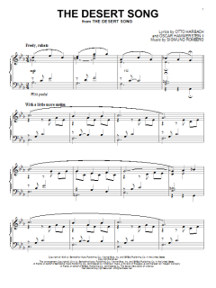 The Desert Song von Otto Harbach (Download) 