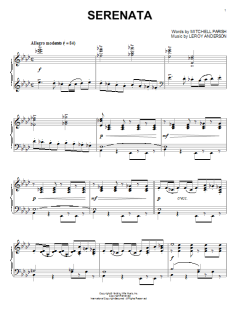 Serenata von Mitchell Parish (Download) 