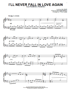 I'll Never Fall In Love Again von Dionne Warwick (Download) 