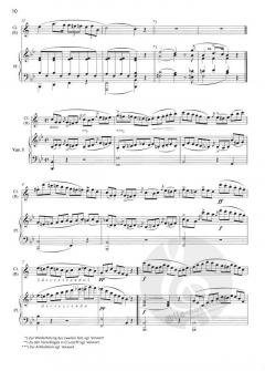 Variationen über ein Thema aus der Oper Silvana B-Dur op. 33 WeV P.7 von Carl Maria von Weber 