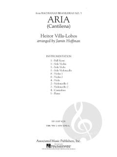 Aria (Cantilena) from Bachianas Brasileiras No. 5 von Hector Villa-Lobos 