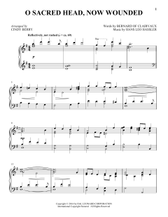 O Sacred Head, Now Wounded von Hans Leo Haßler (Download) 