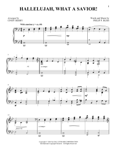 Hallelujah, What A Savior! von Philip P. Bliss (Download) 