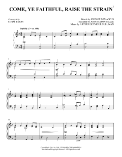 Come, Ye Faithful, Raise The Strain von John Mason Neale (Download) 