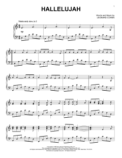 Hallelujah von Leonard Cohen (Download) 