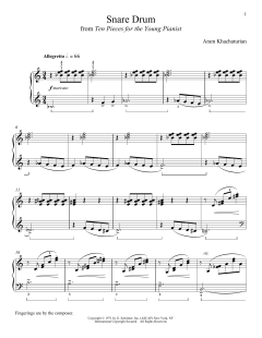Snare Drum von Aram Khachaturian (Download) 