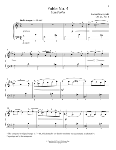 Fable No. 4, Op. 21 von Robert Muczynski (Download) 