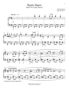 Rustic Dance von Paul Creston (Download) 