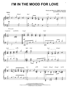 I'm In The Mood For Love [Jazz version] von Dorothy Fields (Download) 