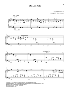 Oblivion von Astor Piazzolla (Download) 