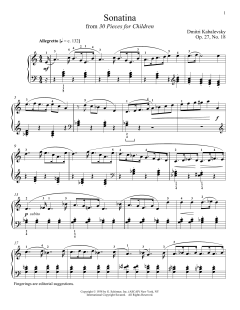 Sonatina von Richard Walters (Download) 