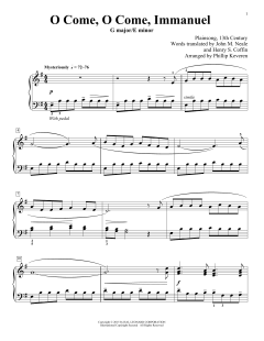 O Come, O Come Immanuel von Henry S. Coffin (Download) 