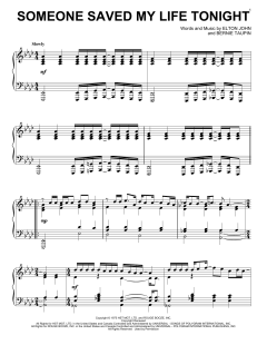 Someone Saved My Life Tonight von Elton John (Download) 