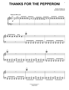 Thanks For The Pepperoni von George Harrison (Download) 