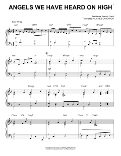 Angels We Have Heard On High [Jazz version] von James Chadwick (Download) 