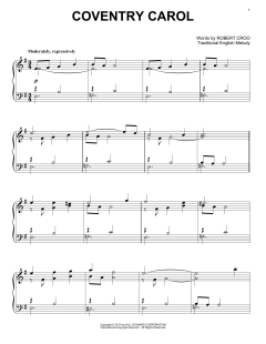 Coventry Carol von Robert Croo (Download) 