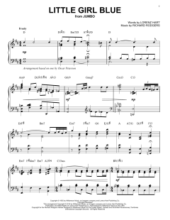 Little Girl Blue [Jazz version] von Lorenz Hart (Download) 