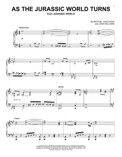 As The Jurassic World Turns von John Williams (Download) 