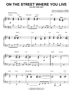 On The Street Where You Live [Jazz version] von Vic Damone (Download) 