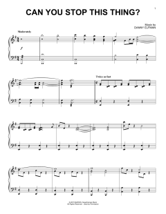 Can You Stop This Thing? von Danny Elfman (Download) 
