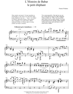 L'Histoire De Babar von Francis Poulenc (Download) 