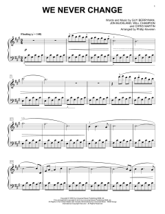 We Never Change [Classical version] von Coldplay (Download) 