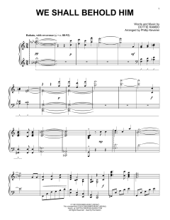 We Shall Behold Him von Dottie Rambo (Download) 