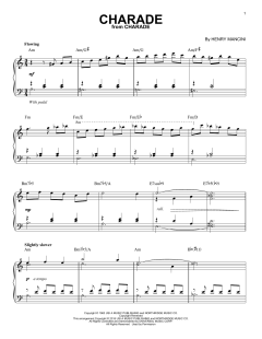 Charade [Jazz version] von Henry Mancini (Download) 